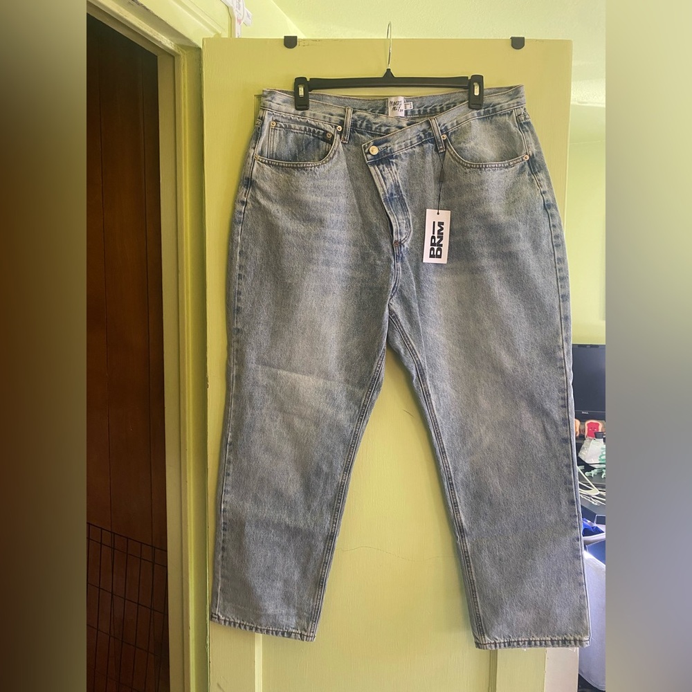 Princess Polly Women’s New Criss Cross Jeans Size US 16